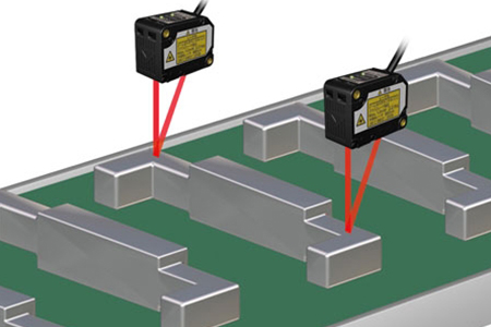 Lazer Deplasman sensörüyle parça ölçü kontrolleri